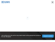 Tablet Screenshot of bosaws.com
